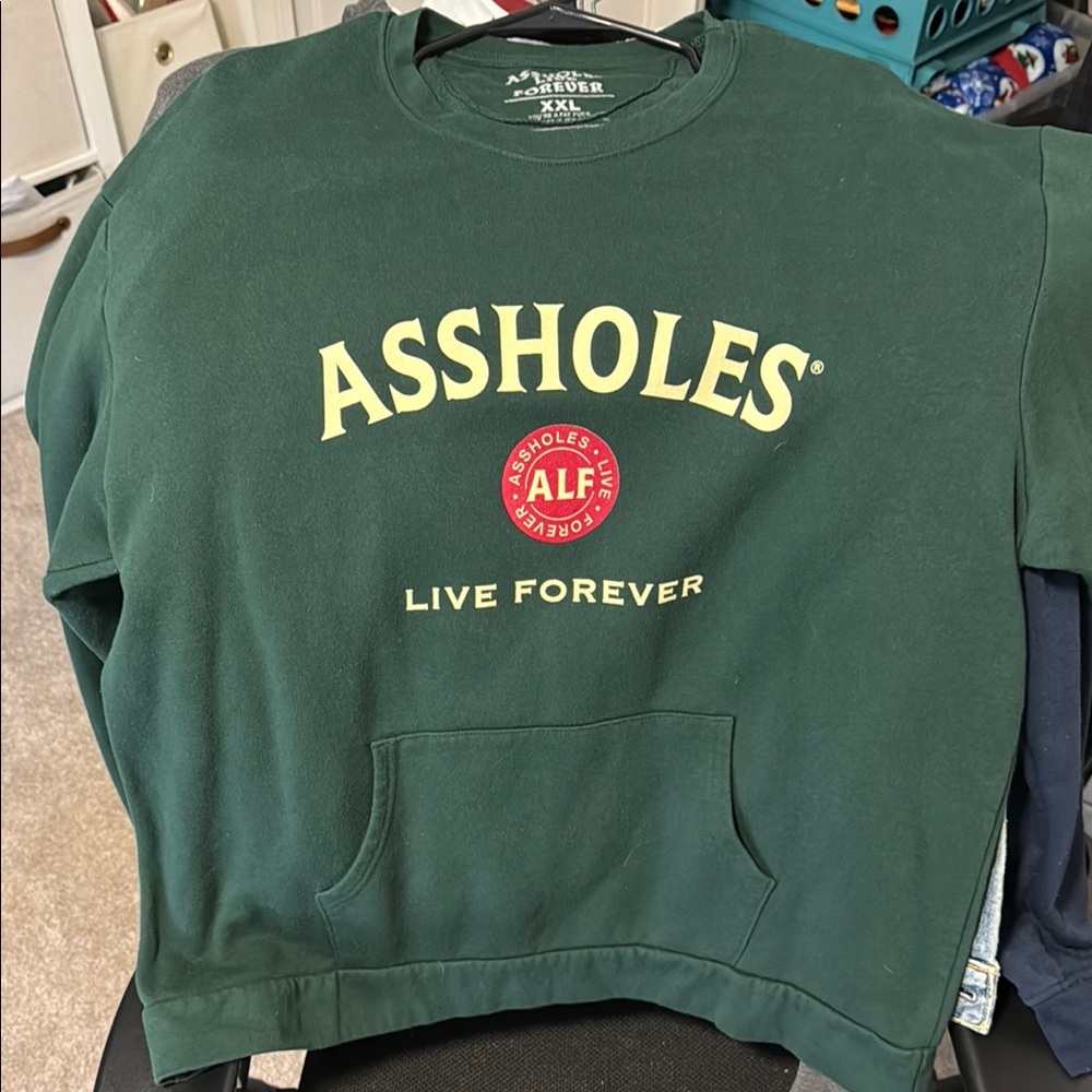 Green ALF Graphic Sweatshirt